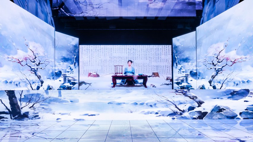 網(wǎng)易云音樂與小冰公司推出虛擬歌手陳水若演唱《風雪千千》。主辦方供圖